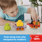 Thomas & Friends My First Nia Push-Along Toy Train With Stacking Cargo For Toddlers - Image 2