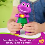 Fisher-Price Barney's World Heart Hands Barney Toy Figure With Music & Lights For Kids - Image 2