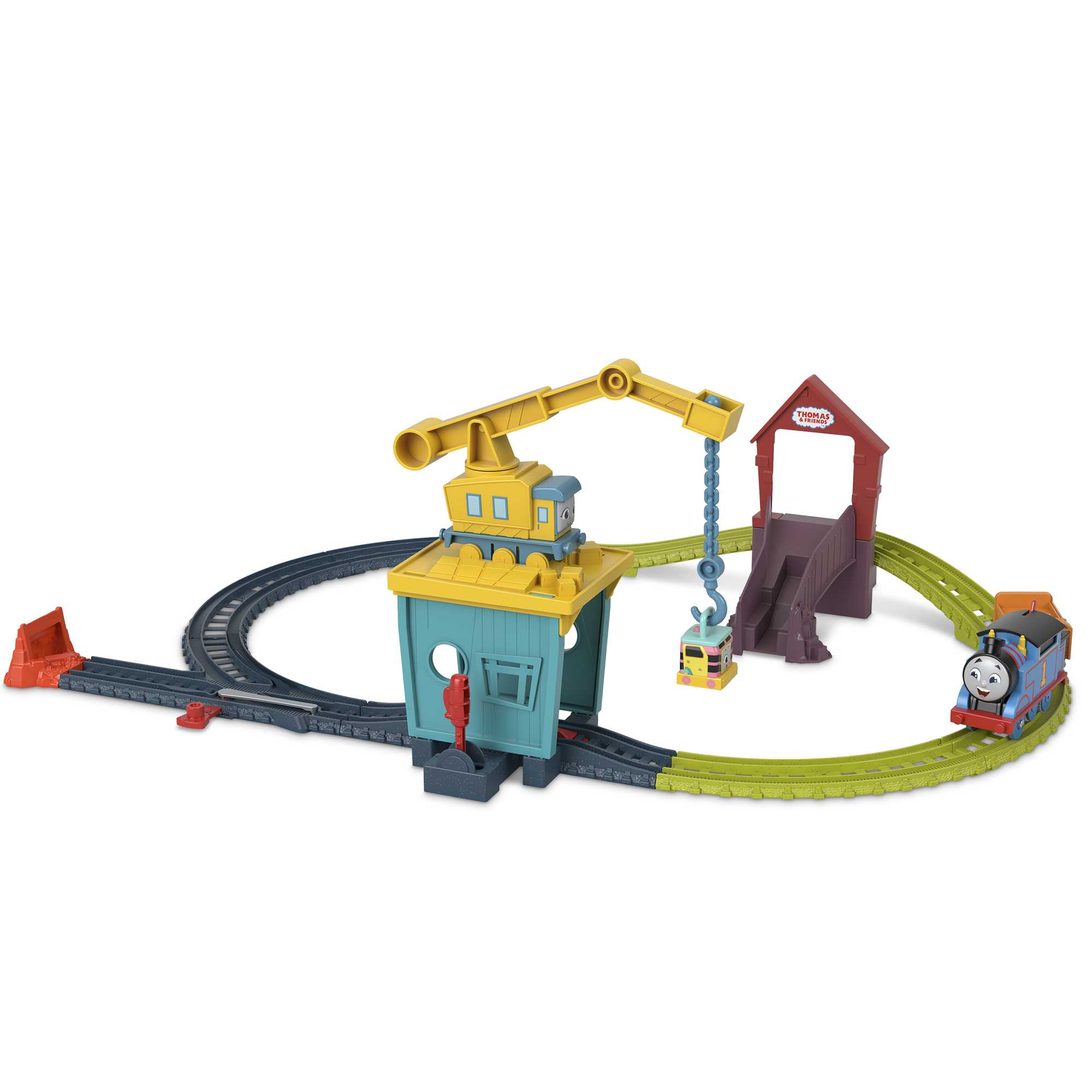 p3j7shomyfigfpjnm3ll_827e92e0-8172-4aff-8cdd-6a4f99b5dc40.jpg Fisher-Price Thomas & Friends Fix 'Em Up Friends - Image 1