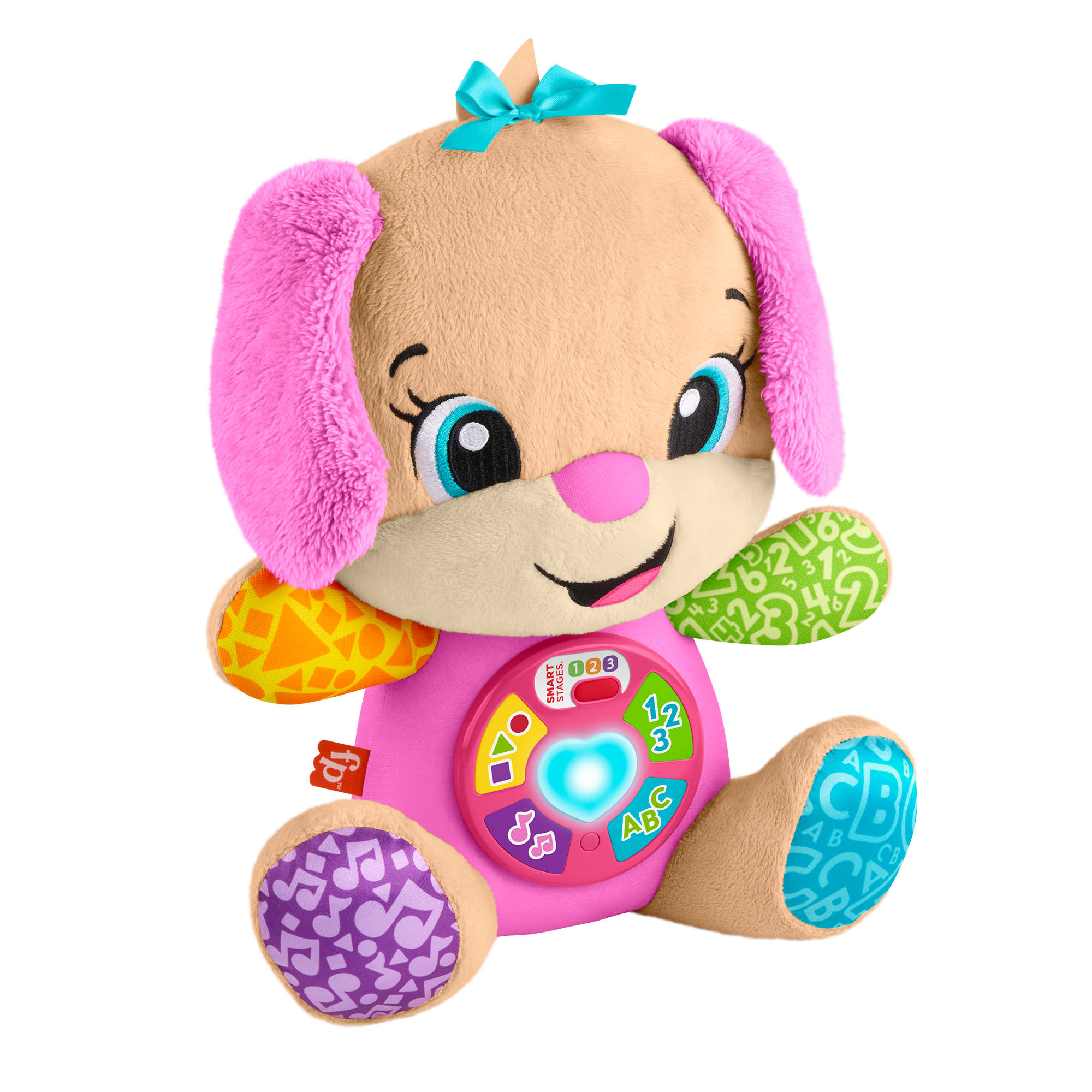 pllwb1saqptbg9exjinw_cd97a99c-3691-484d-9495-54acf0248b99 Fisher-Price Laugh & Learn Smart Stages Sis Pink Plush Musical Learning Toy For Baby & Toddler - Image 1