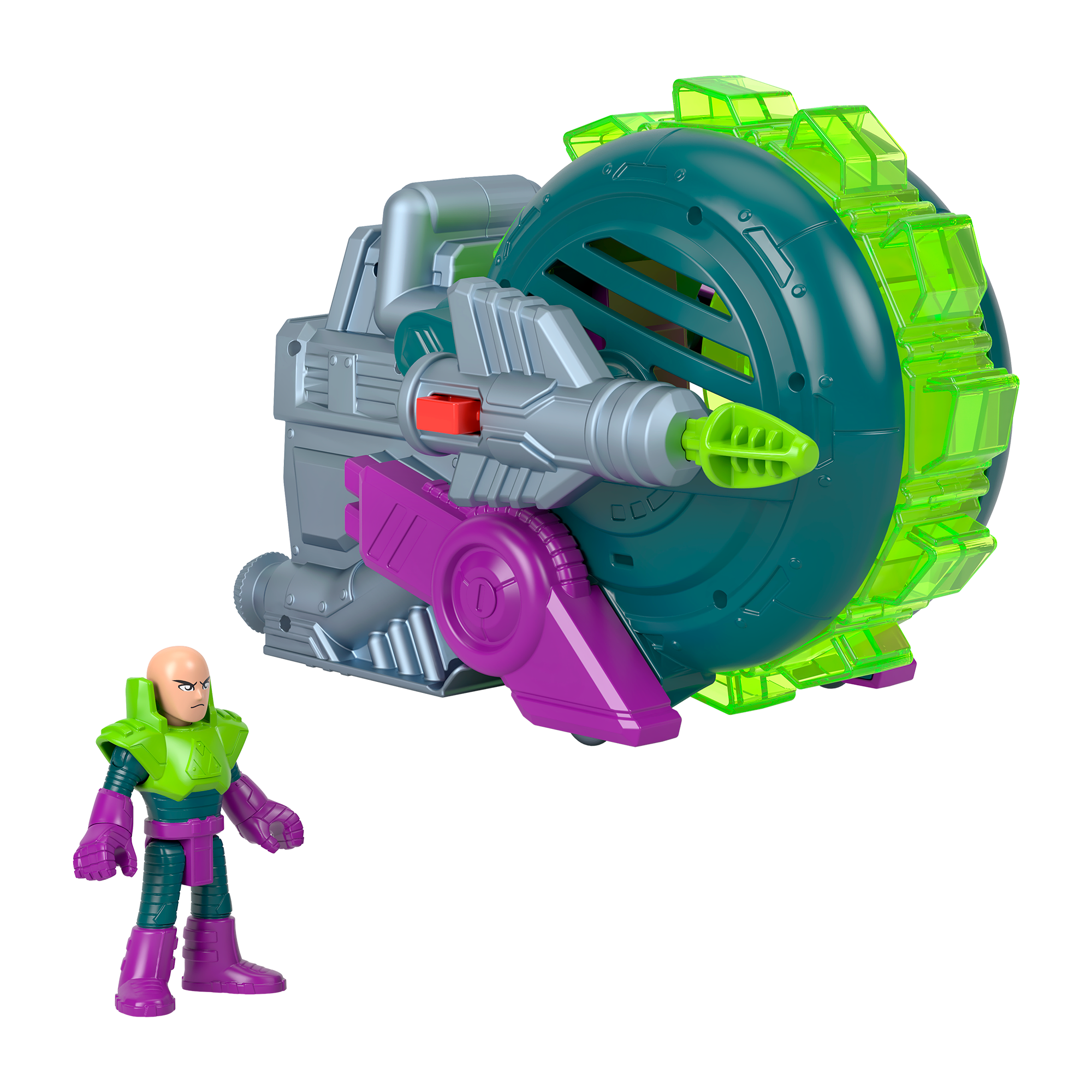po8w45hkogqz2fdtgrdq_4f2fdcb8-0d99-4fb9-ae84-918fcae81241 Imaginext DC Super Friends Lex Luthor Spinning Saw Vehicle & Figure Set For Preschool Kids - Image 1