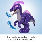 Imaginext Jurassic World Dinosaur Parasaurolophus XL Figure With Lights & Sounds, 10-inch Toy - Image 4