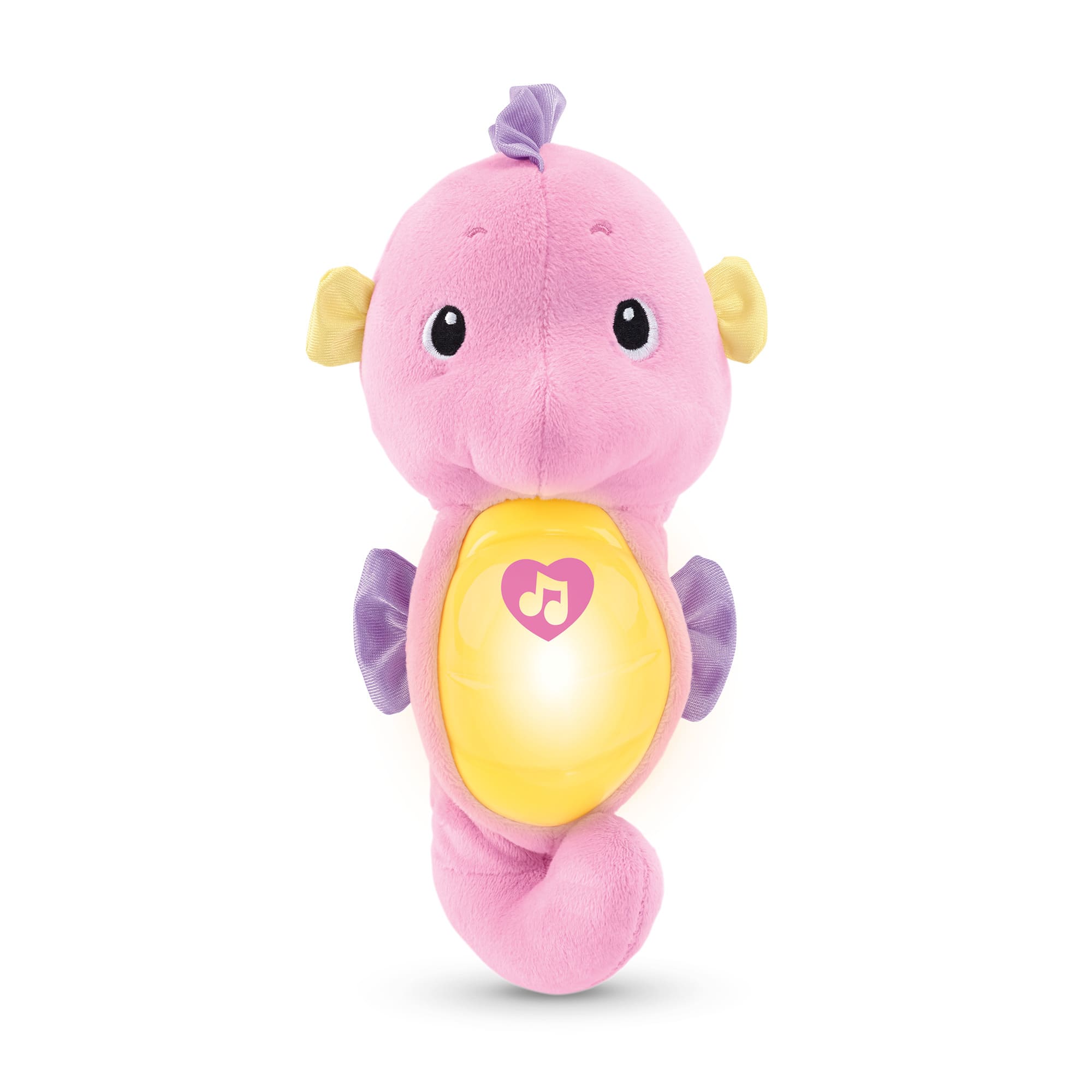 ptn1vejr5ms6bduula0h Fisher-Price Soothe & Glow Seahorse, Musical Plush Toy & Sound Machine For Baby With Lights, Pink - Image 1