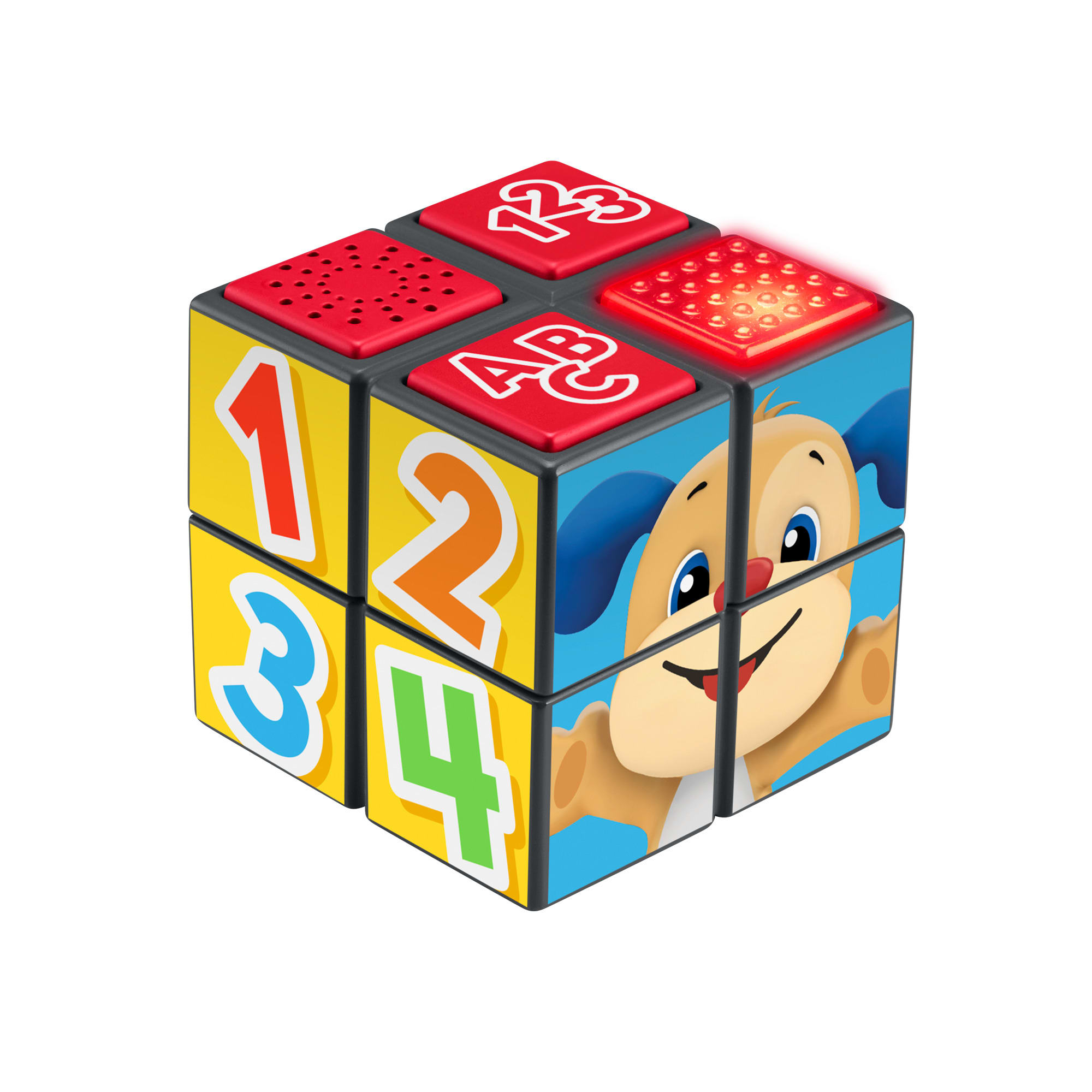 q0h66zkau1nr0tpzhkf5 Fisher-Price Laugh & Learn Puppy's Activity Cube Electronic Learning Toy For Baby & Toddler - Image 1
