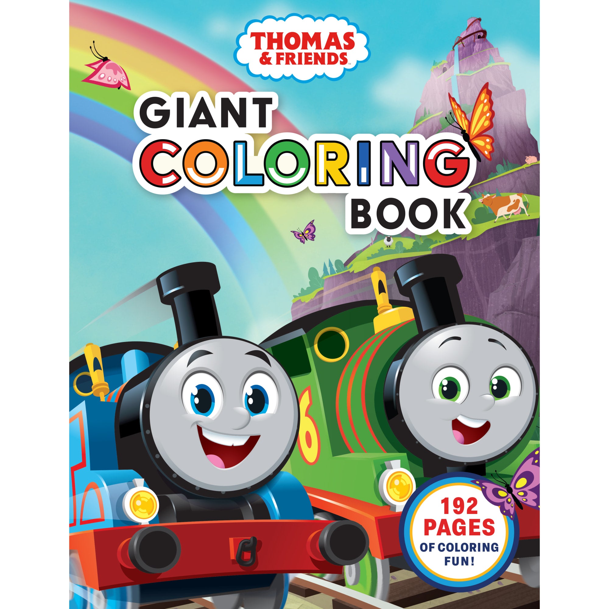 qdbe7jfkalpnztyx86qk.jpg Thomas & Friends: Giant Coloring Book - Image 1
