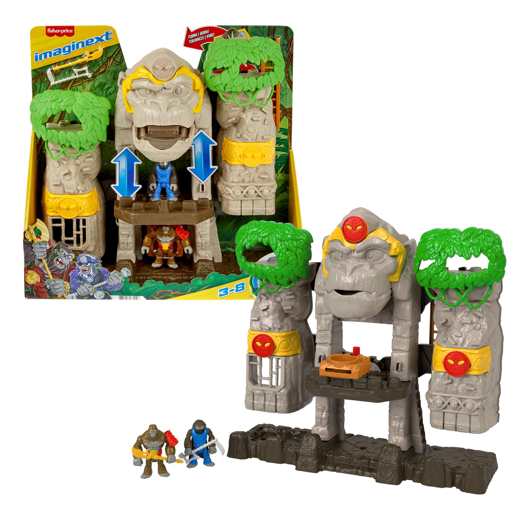 qwunbpozuajgmfwoerqh_10300c68-d831-4f29-9045-2a98ee255647 Imaginext Gorilla Fortress Playset With Toy Figures And Accessories, Preschool Toys - Image 1