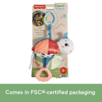 Fisher-Price Planet Friends Sea Me Bounce Turtle Baby Stroller Toy With Sensory Details Newborns - Image 6