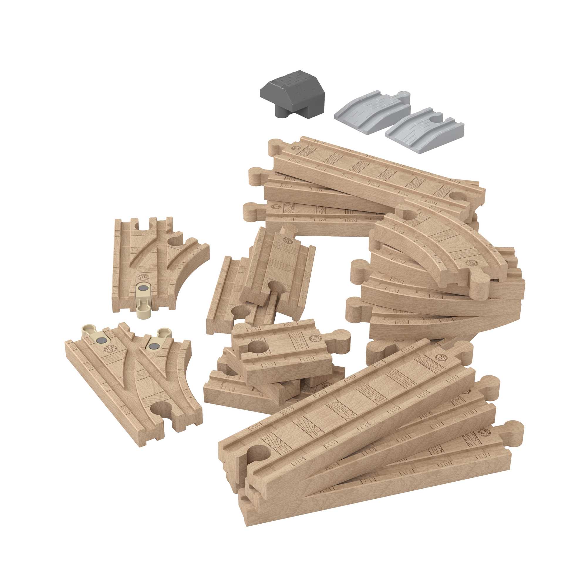 renwbnsi8s6zv6a71ls6_e5aa6708-5576-499c-9efb-7871dc2fb09b Fisher-Price Thomas & Friends Wooden Railway Expansion Clackety Track Pack - Image 1