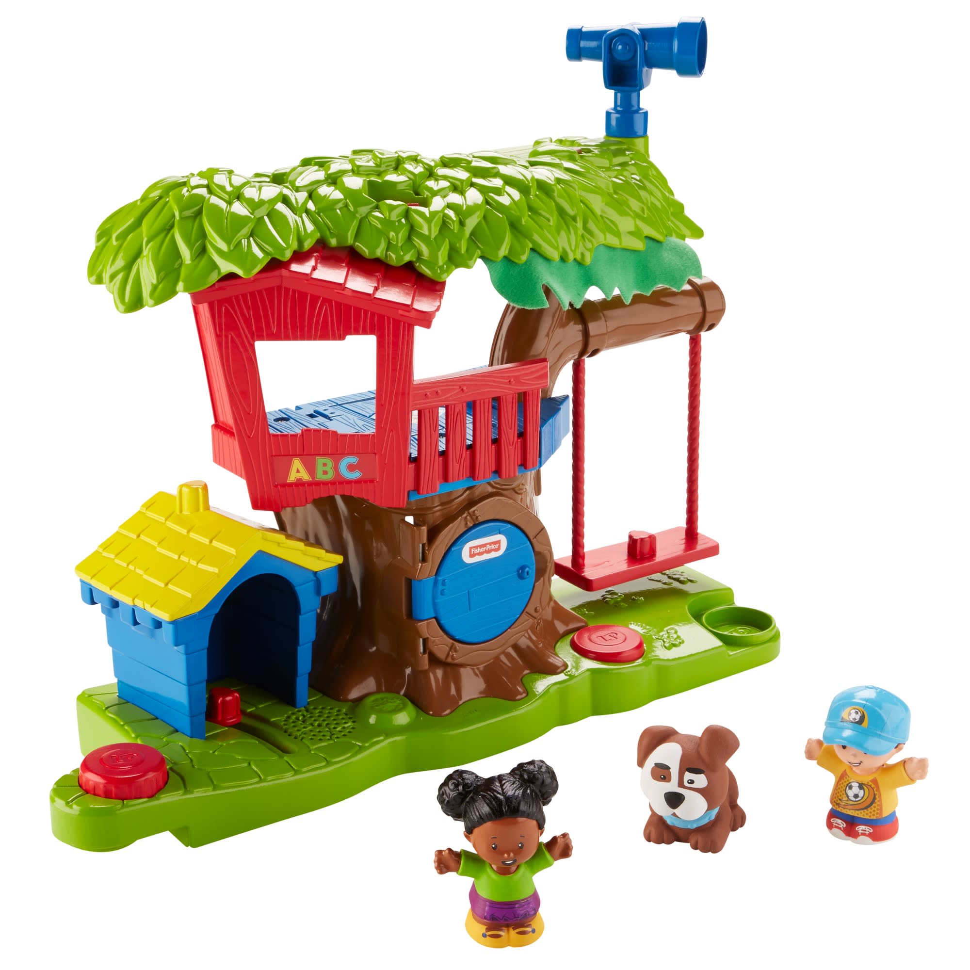 rg90h6wotjt1femlpqny Fisher-Price Little People Swing & Share Treehouse - Image 1