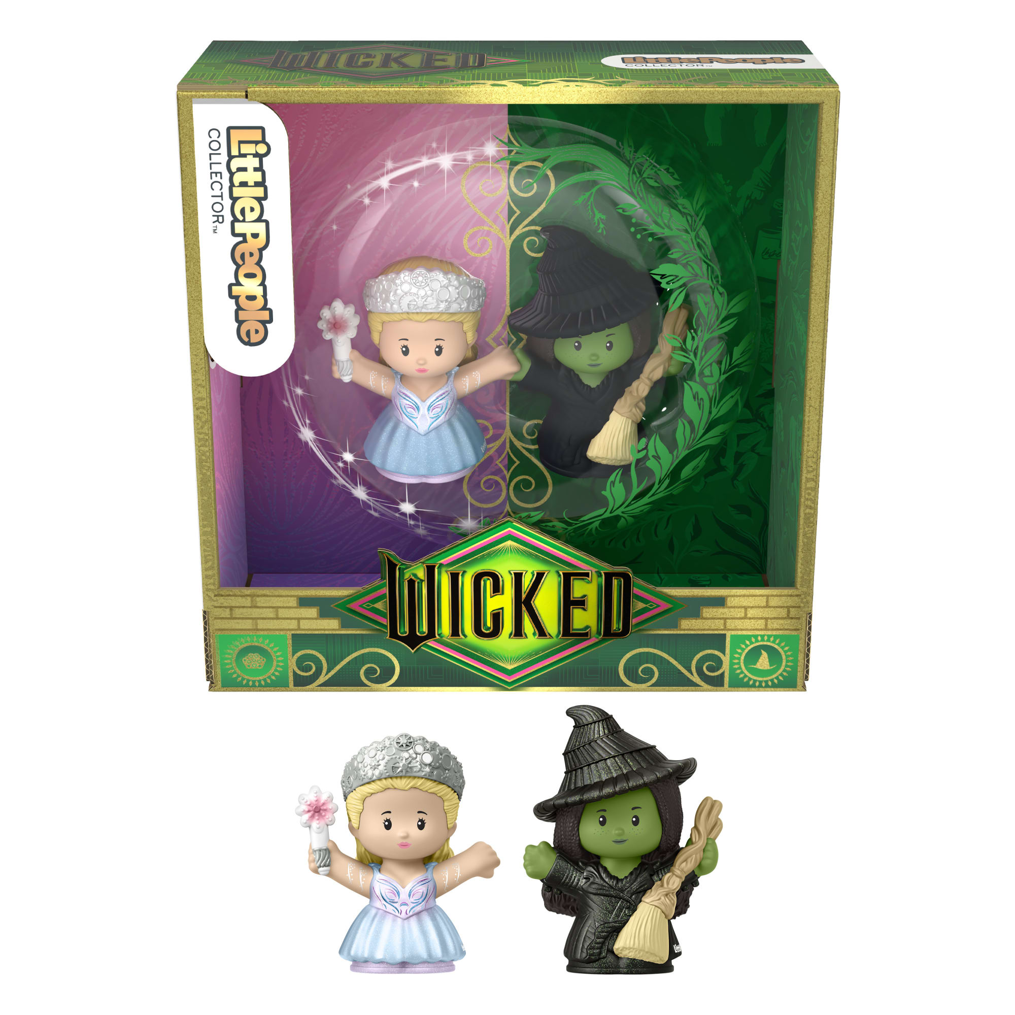 rmkv0e2cgvtnkpxdiexs_c1ffa25a-1463-4b1c-8a0b-4bcd36587809 Little People Collector Wicked: For Good Movie Special Edition Set For Fans, 2 Figures - Image 1