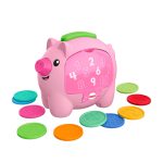 Fisher-Price Laugh & Learn Count & Rumble Piggy Bank Baby & Toddler Toy With Music & Motion