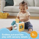 Fisher Price Tissue Fun Activity Cube Baby Sensory Crinkle Toys For Newborns - Image 2