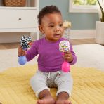 Fisher-Price Rattle 'n Rock Maracas Set Of 2 Baby Rattles, Newborn Toys, Pink - Image 2