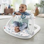 Fisher-Price Sit-Me-Up Floor Seat Portable Baby Chair With Toys, Pacific Pebble - Image 2