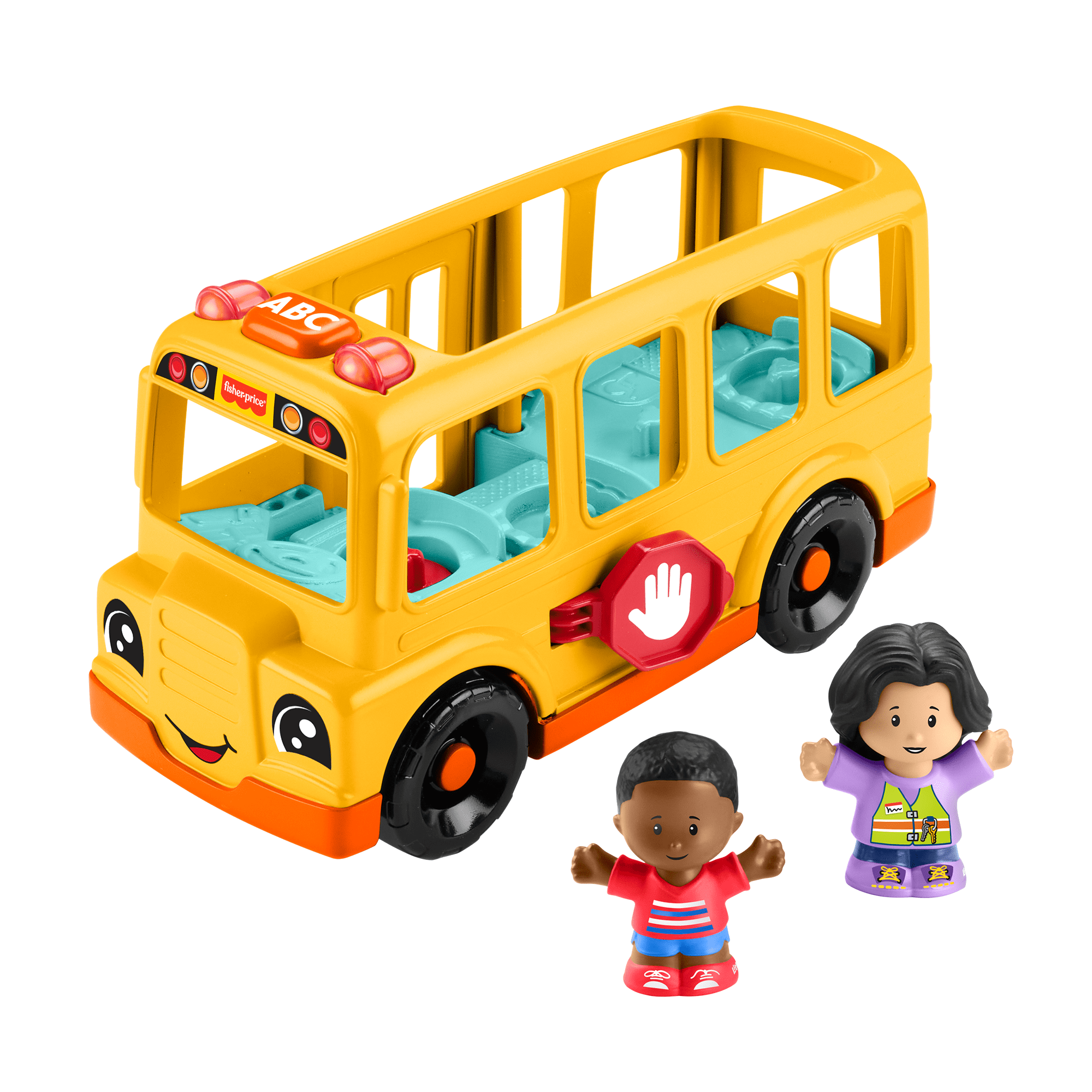 synv0nmh1empgsodcexf Fisher-Price Little People School Bus Musical Toddler Toy Vehicle With 2 Figures - Image 1
