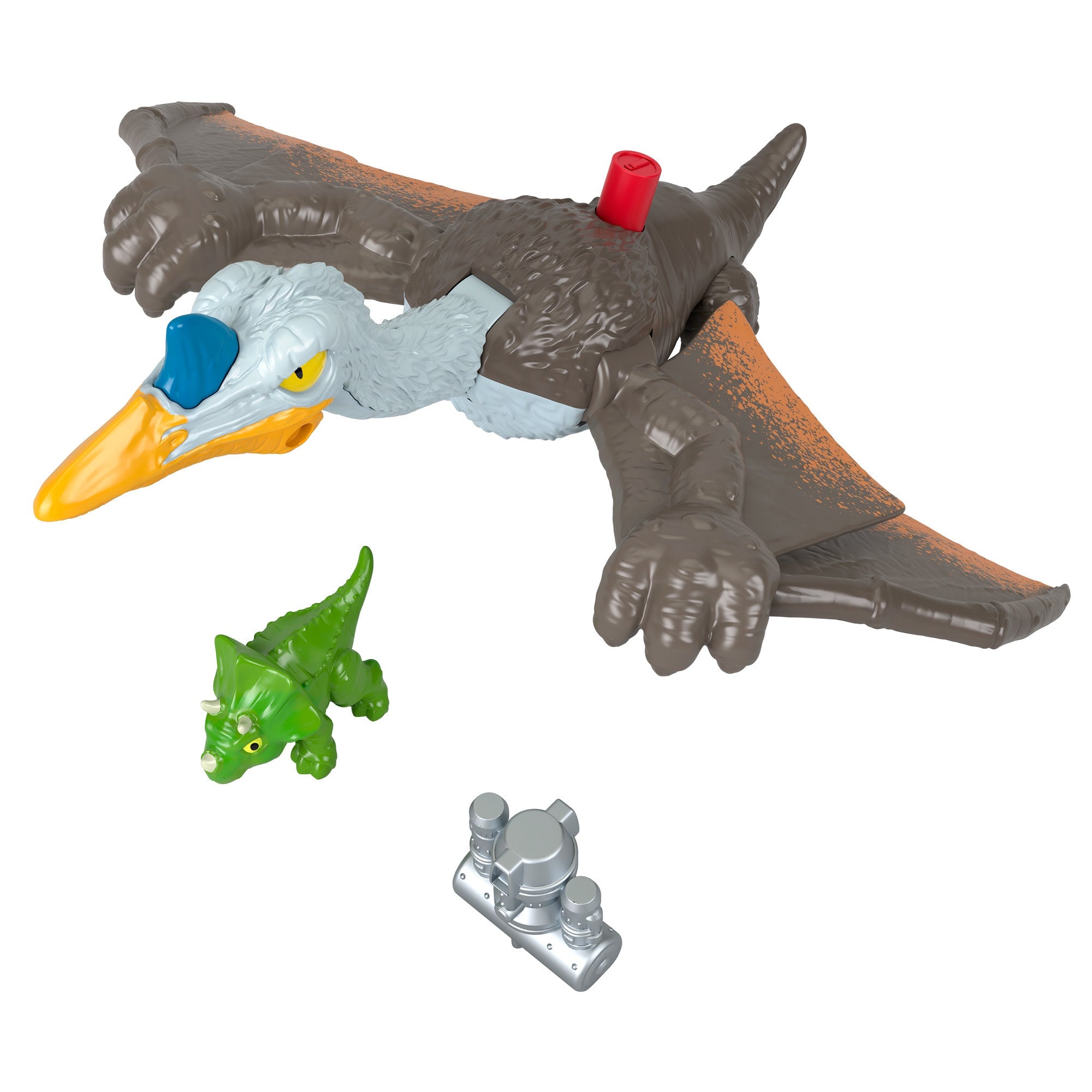 t1yugodfhybn72jkdf2c Imaginext Jurassic World Dominion Quetzal Dinosaur Toy With Soaring Action, 3 Piece Preschool Toys - Image 1