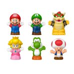 Fisher-Price-Coffret de 6 Figurines Mario Little People - Image 4