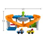 Fisher-Price Little People Hot Wheels Race Track For Toddlers, Race And Go Track Set, 2 Cars - Image 5