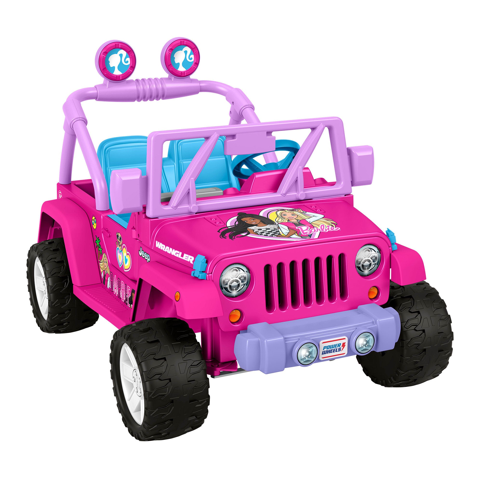 ttwzxjxbm3f8zrkekrqe Power Wheels Barbie Jeep Wrangler - Image 1