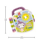 Fisher-Price Purple Monkey Musical Storybook Toy For Baby & Toddler With Lights & Sounds - Image 5