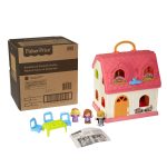 Fisher-Price Little People Toddler Playset With Sounds, Songs & Phrases, Surprise & Sounds Home, 7 Pieces