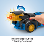 Imaginext DC Super Friends Shake & Spin Batmobile And Batman Figure Set, 4 Pieces - Image 4