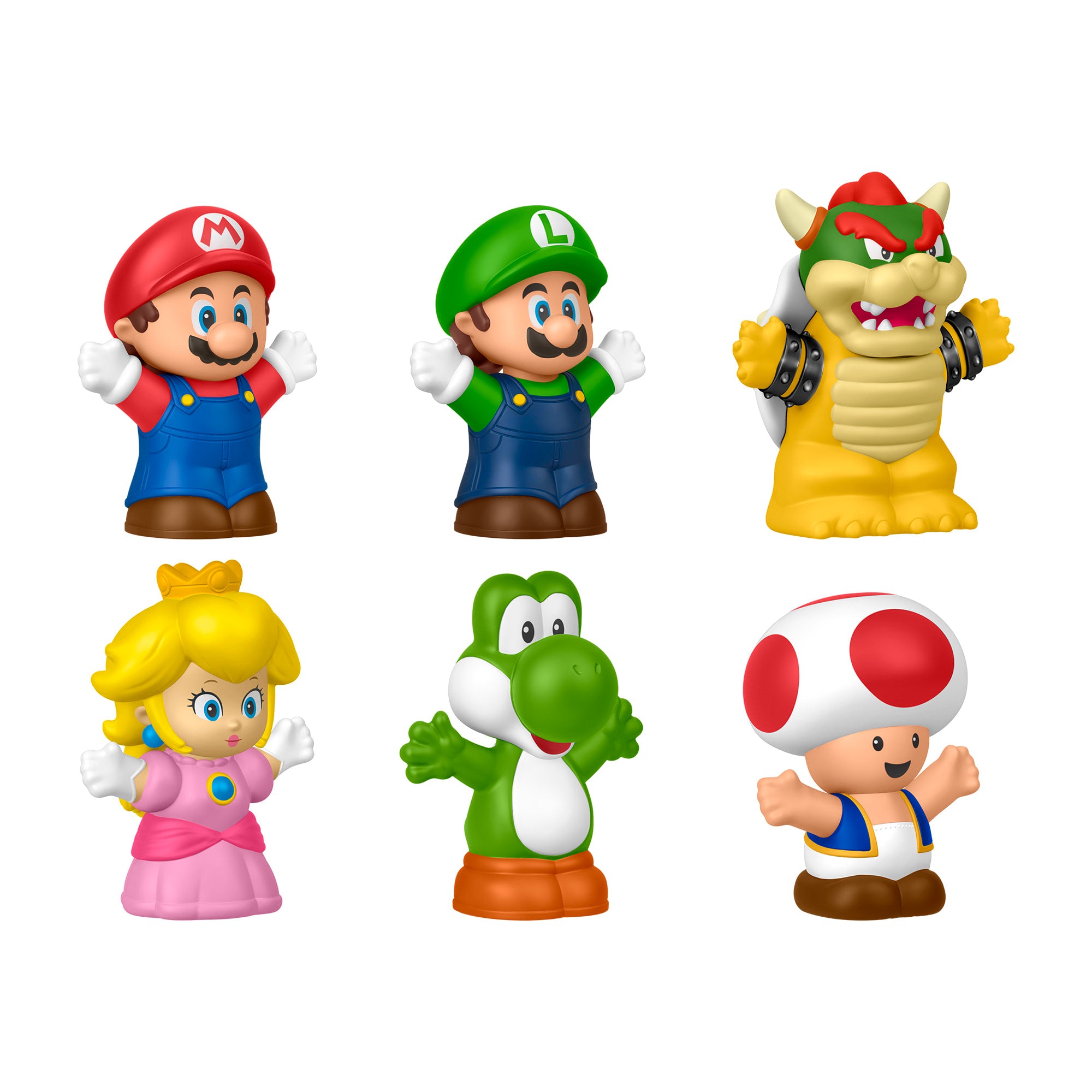 vdpd1rhdxvzglb5gu4ju_eef3258b-9153-42e6-aba3-8c3b9c2772bd Fisher-Price Little People My Mario Figure 6-Pack Toy Set For Toddlers & Kids - Image 1