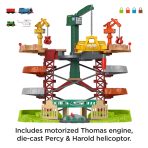 Thomas & Friends Trains & Cranes Super Tower Playset With Thomas, Percy & Harold - Image 4