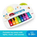 Fisher-Price Laugh & Learn Silly Sounds Light-Up Piano Interactive Toy For Baby & Toddler - Image 3