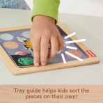 Fisher-Price Wooden Jigsaw Puzzle Space Theme For Toddlers & Preschool Kids, 9 Wood Pieces - Image 8