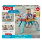 Fisher-Price 3-in-1 Spin & Sort Activity Center - Watermelon Mint - Image 6