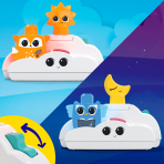 MEGA BLOKS Fisher- Price Rise & Snooze Night Light Sensory Block Toy (30 Pieces) For Toddler - Image 3