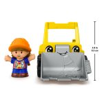 Fisher-Price Little People Bulldozer Construction Toy & Figure Set For Toddlers, 2 Pieces - Image 4