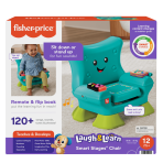 Fisher-Price Laugh & Learn Smart Stages Chair Electronic Learning Toy For Toddlers, Teal - Image 6