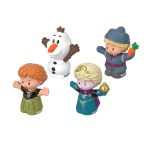 Fisher-Price Little People Lot de 4 Figurines Disney La Reine des Neiges - Image 2