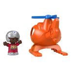 Fisher-Price Little People Helicopter Toy & Pilot Figure Set For Toddlers, 2 Pieces - Image 5