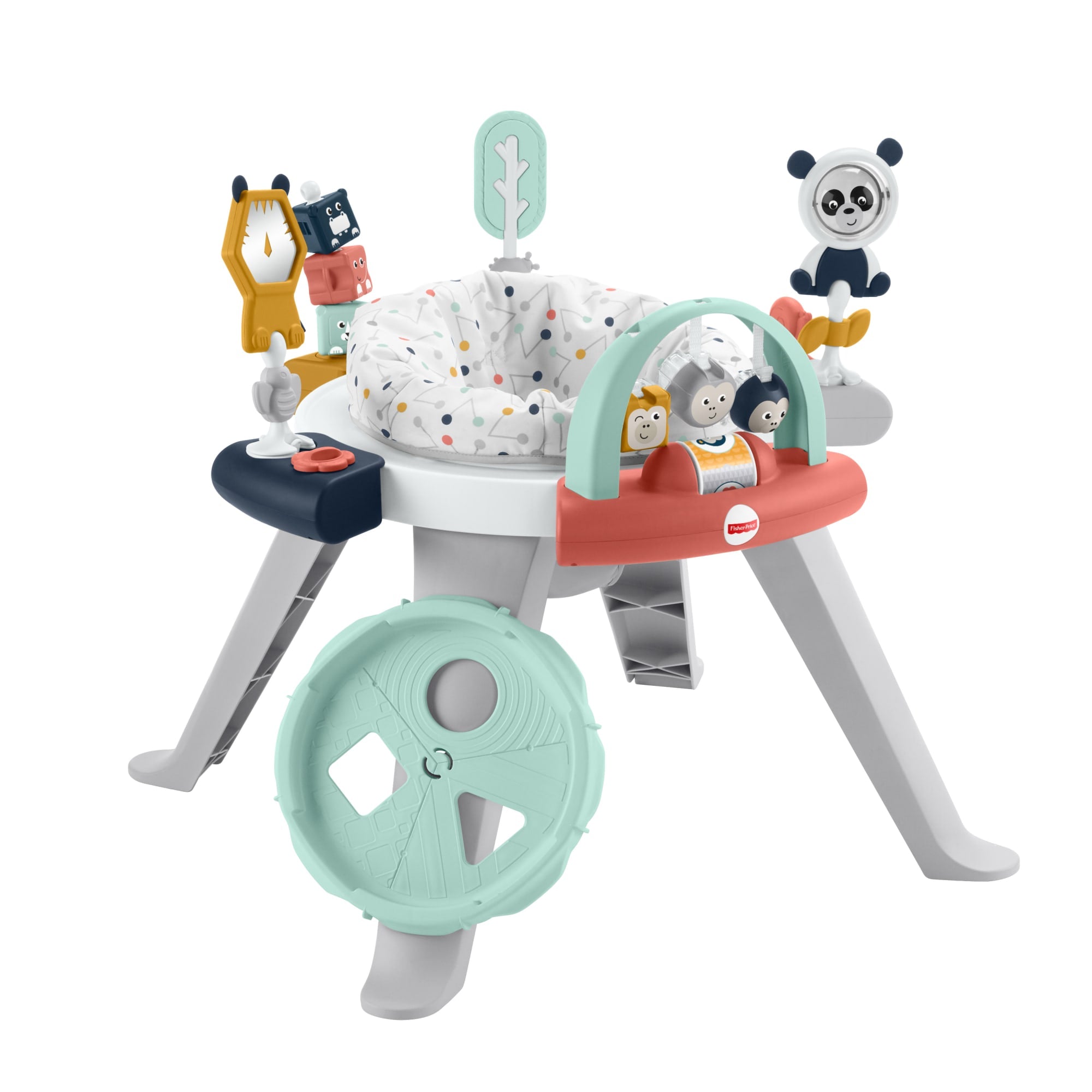 xkt6l7yxcfwkn3e7ozbw Fisher-Price 3-In-1 Spin & Sort Activity Center Baby Toy & Toddler Play Table - Image 1