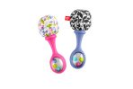 Fisher-Price Rattle 'n Rock Maracas Set Of 2 Baby Rattles, Newborn Toys, Pink - Image 4
