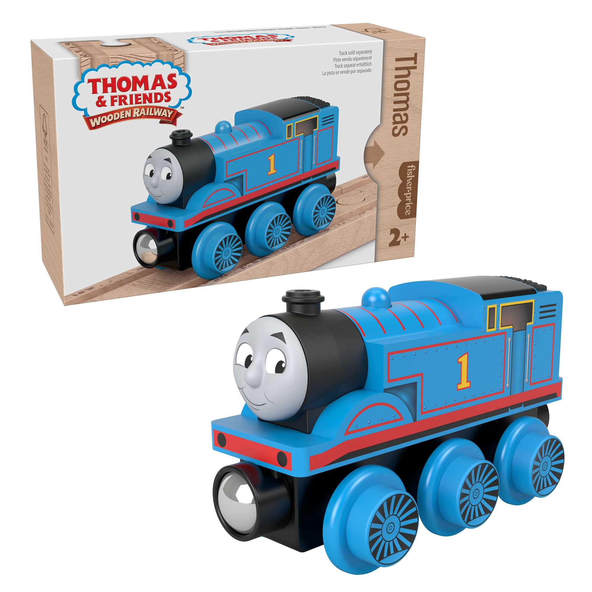 y0lltbnuocqm7whpimcf_3588df80-92fb-4dfe-bee1-c2245c2df173 Fisher-Price Thomas & Friends Wooden Railway Thomas Engine - Image 1