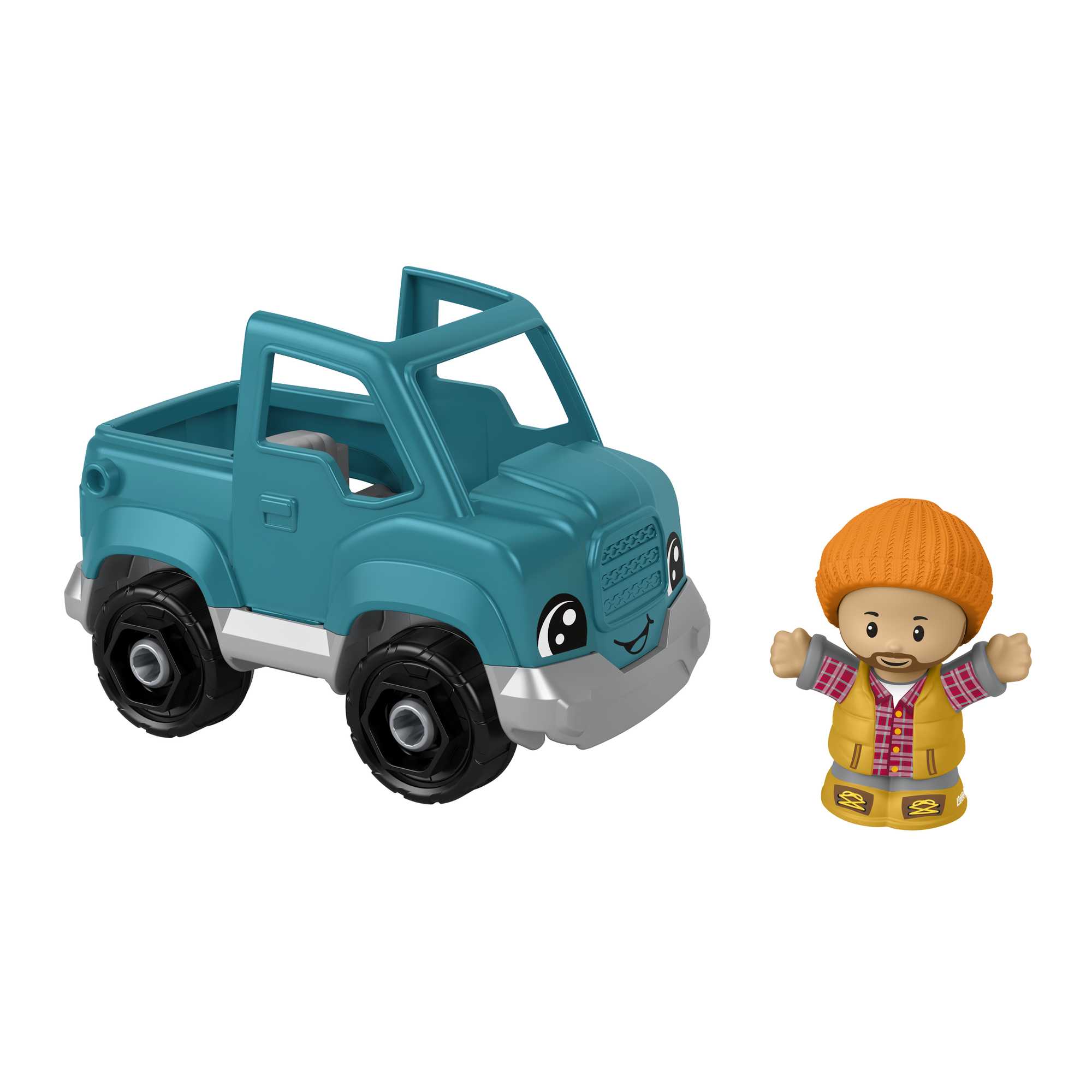 y1lmoplxjwyzbpp2d8ir Fisher-Price Little People Pick-Up Truck Toy & Figure Set For Toddlers, 2 Pieces - Image 1