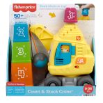 Fisher-Price Count & Stack Crane Baby & Toddler Learning Toy With Blocks, Lights & Sounds - Image 6