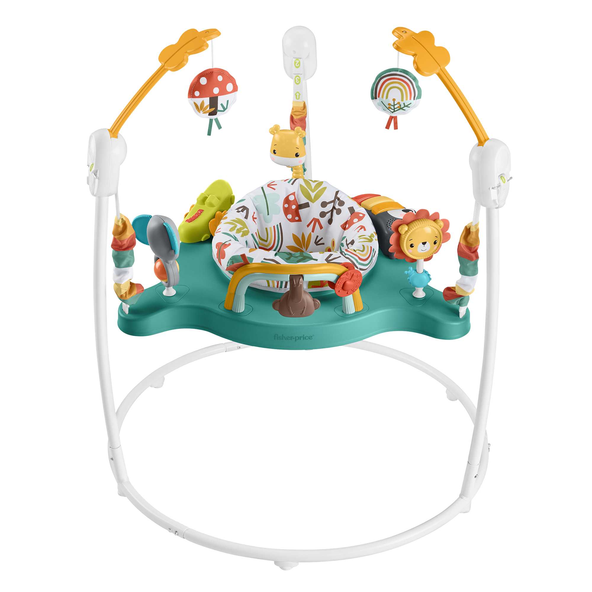 yfulzrx758ftbk6nw64u Fisher-Price Baby Bouncer Whimsical Forest Jumperoo Activity Center With Music And Lights - Image 1