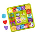 Fisher-Price Pretend Board Game Baby Toy With Music, Laugh & Learn Puppy's Game Activity Board, Multi-Language Version