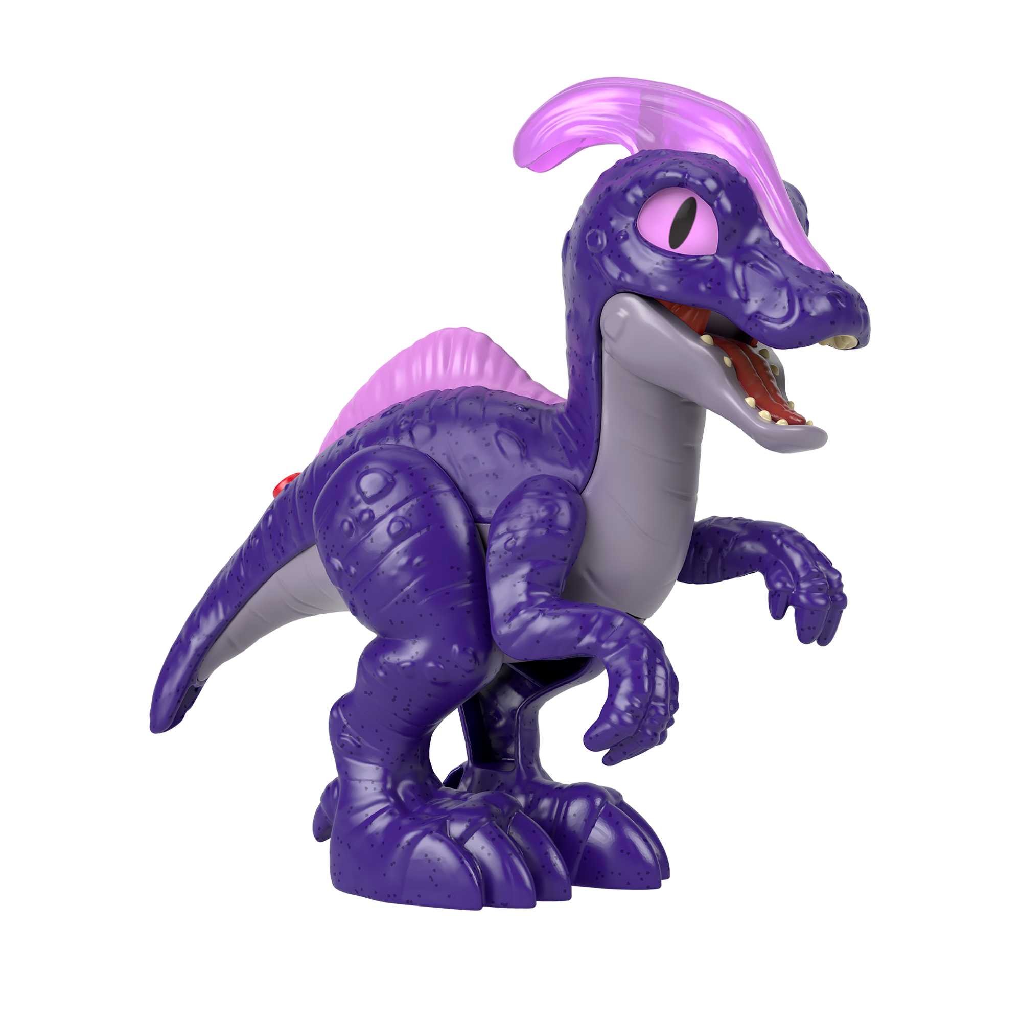 ynkzbg88nrodhqxcggff Imaginext Jurassic World Dinosaur Parasaurolophus XL Figure With Lights & Sounds, 10-inch Toy - Image 1