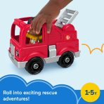 Fisher-Price Little People Toy Firetruck & Firefighter Figure Set For Toddlers, 2 Pieces - Image 2