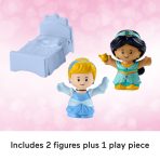 Fisher-Price Little People Disney Princess Magical Lights & Dancing Castle Playset, 2 Figures - Image 5