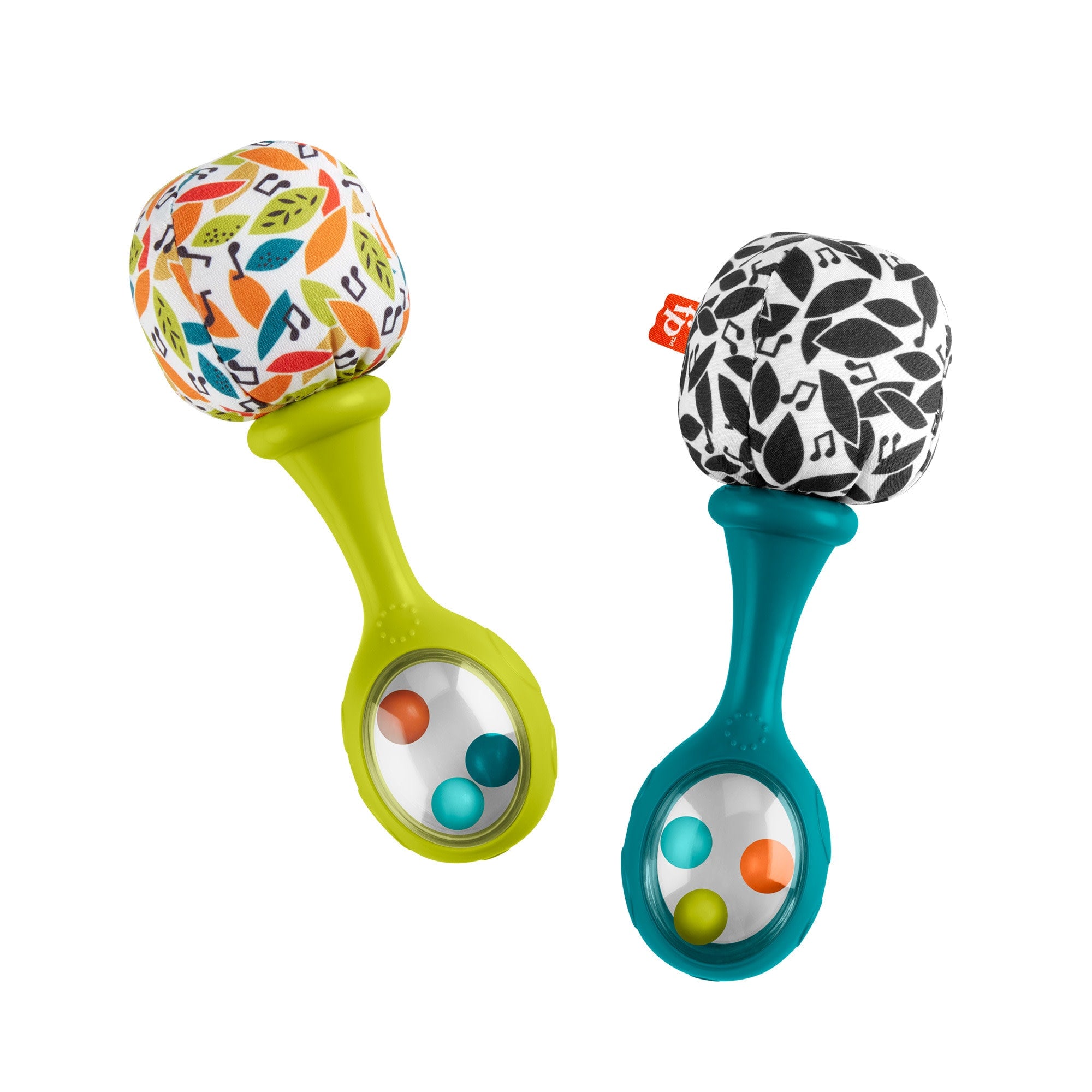 z5v5b9s3qz8ikxpjmdyh Fisher-Price Rattle 'n Rock Maracas Set Of 2 Baby Rattles, Newborn Toys, Neutral Colors - Image 1