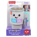 Fisher-Price Laugh & Learn Wake Up & Learn Coffee Mug Baby Musical Toy, Multilanguage Version - Image 6