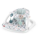 Fisher-Price Sit-Me-Up Floor Seat Portable Baby Chair With Toys, Pacific Pebble - Image 3