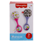 Fisher-Price Rattle 'n Rock Maracas Set Of 2 Baby Rattles, Newborn Toys, Pink - Image 6